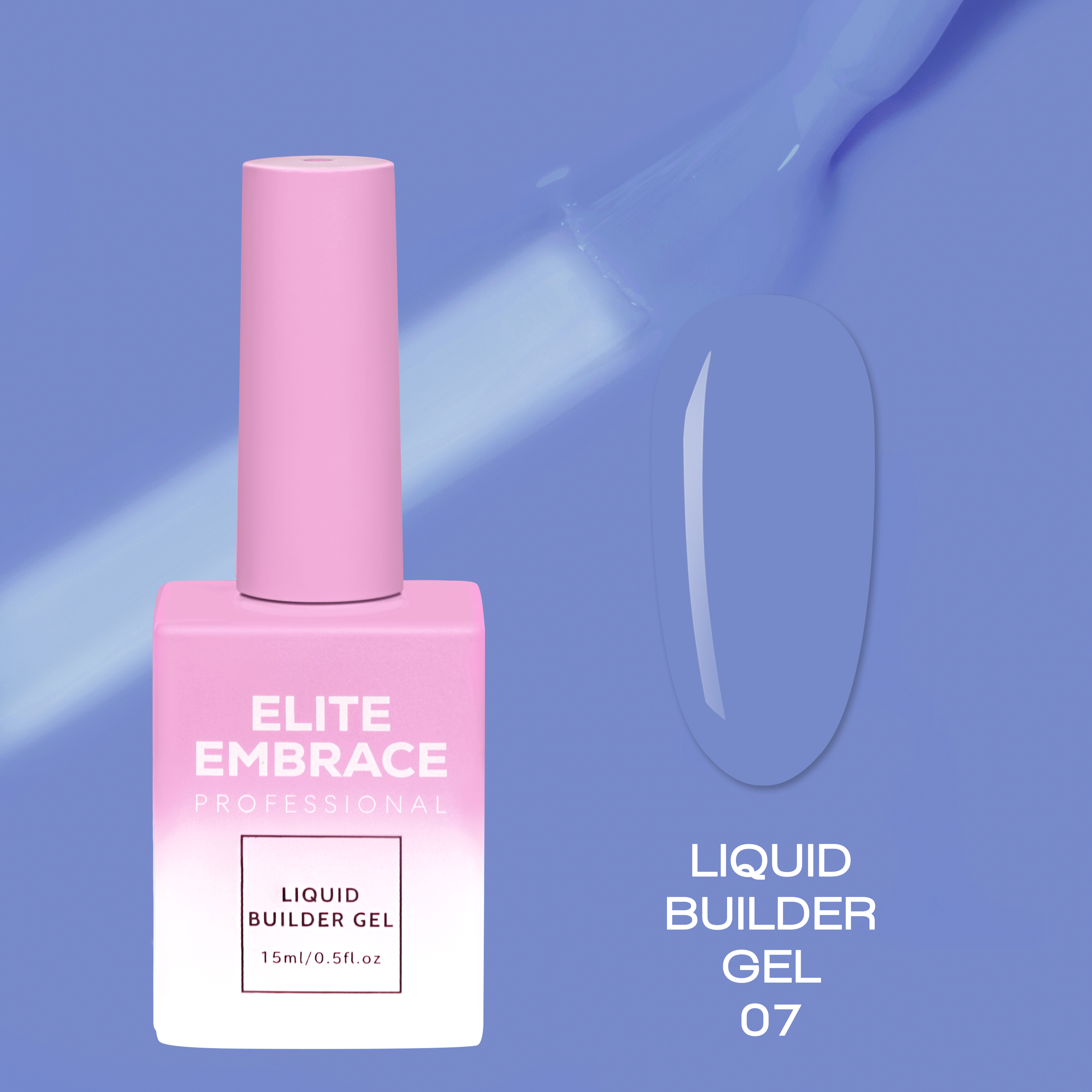 ELITE EMBRACE Professional  Liquid Builder Gel 07 15ml ELBG0715