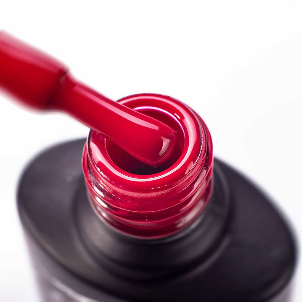 GEL POLISH KOMILFO DELUXE SERIES D086 (CHERRY RED, ENAMEL), 8 ML 111086