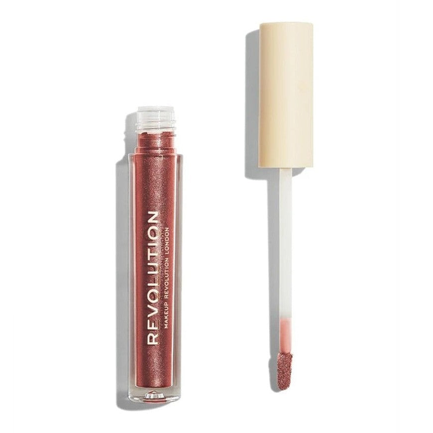 Brillo labial metálico de la colección REVOLUTION Nudes