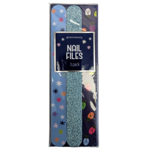 GROOVI Nail File Set (3Pack)