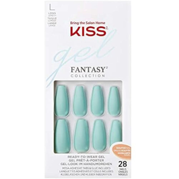 Uñas esculpidas de fantasía en gel KISS