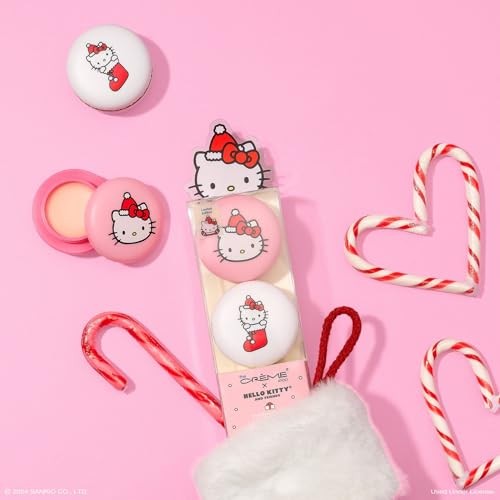 THE CREME SHOP X Dúo de bálsamos labiales Macaron de Hello Kitty & Friends