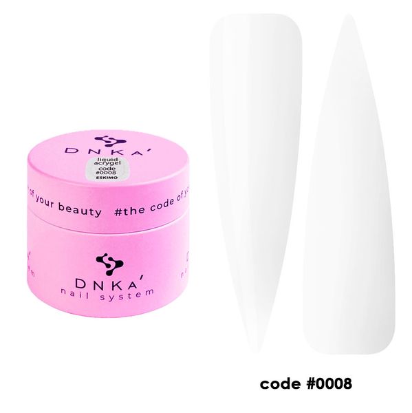Nail gel DNKa Liquid Acrygel 12ml,15ml.