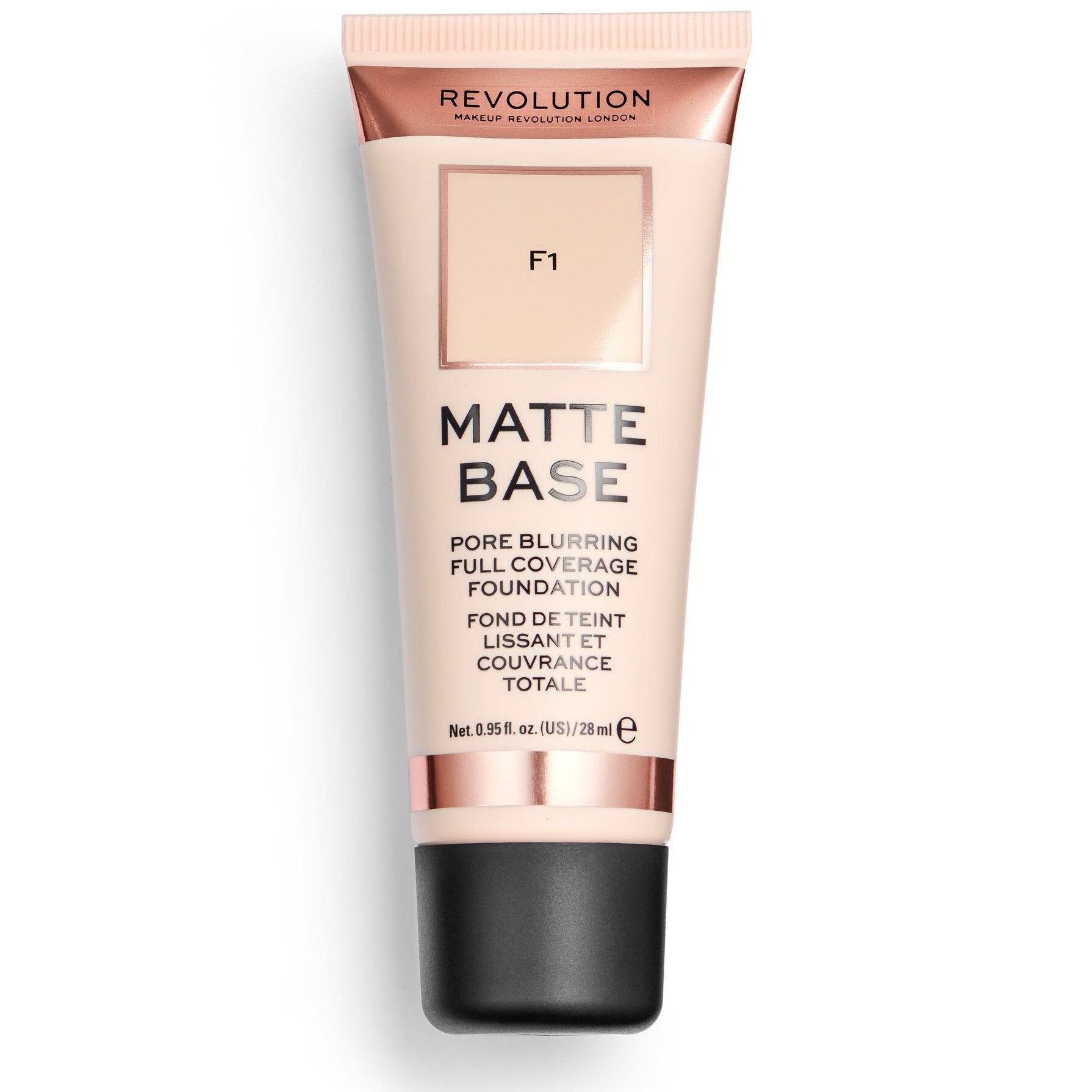 Base de maquillaje mate de alta cobertura REVOLUTION
