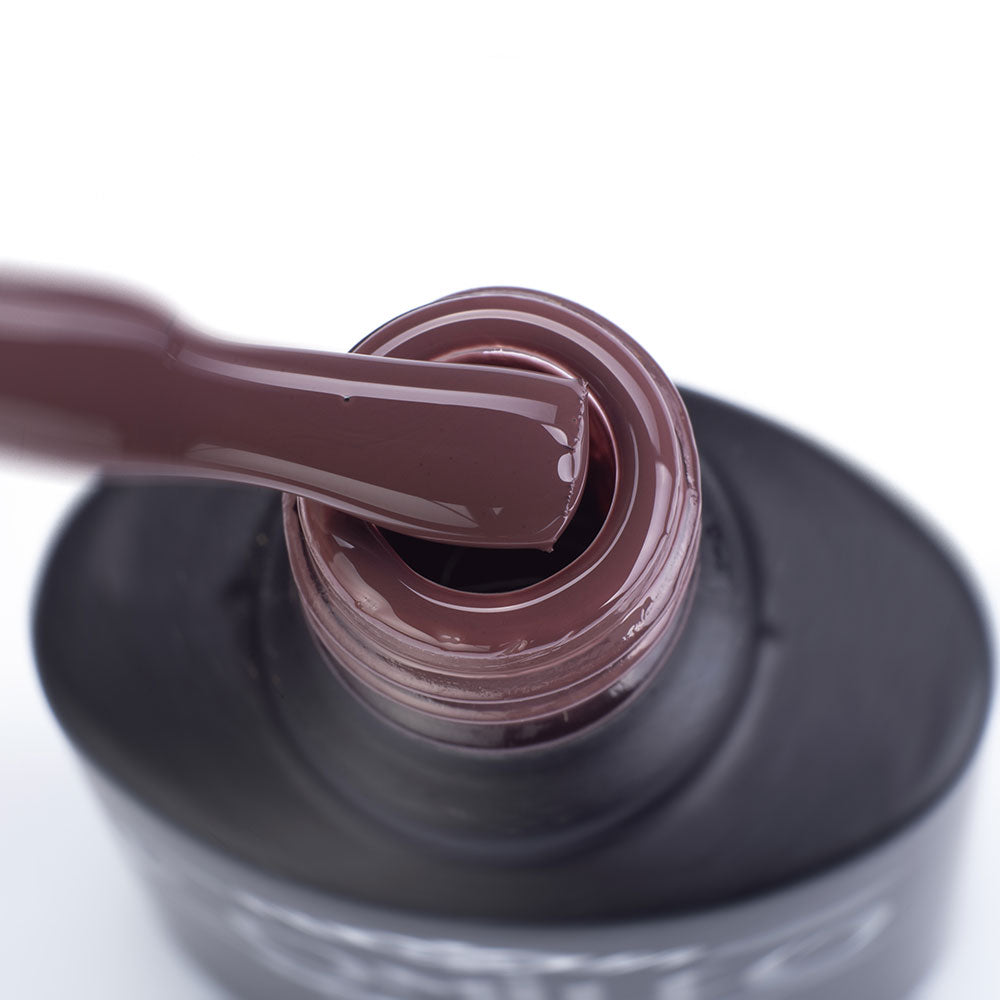 GEL POLISH KOMILFO DELUXE SERIES D234 (BROWN-GRAY, ENAMEL), 8 ML 111234