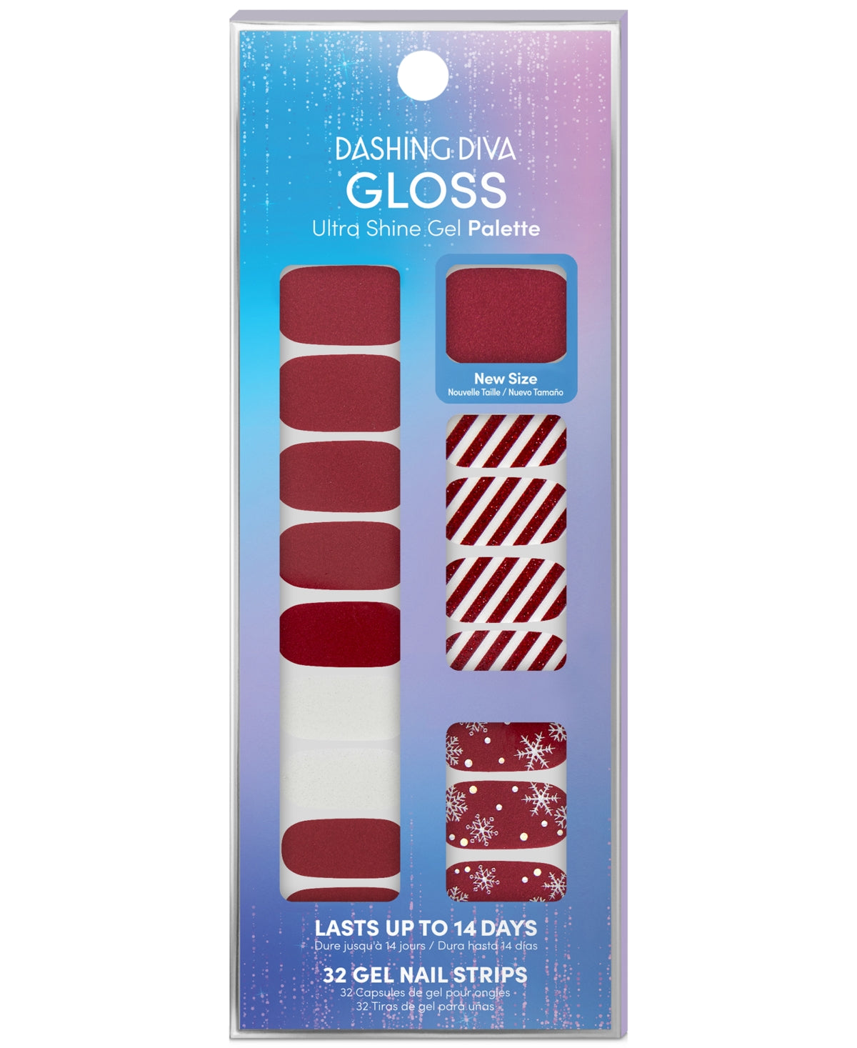 Paleta de gel ultrabrillante DASHING DIVA Gloss, 32 unidades