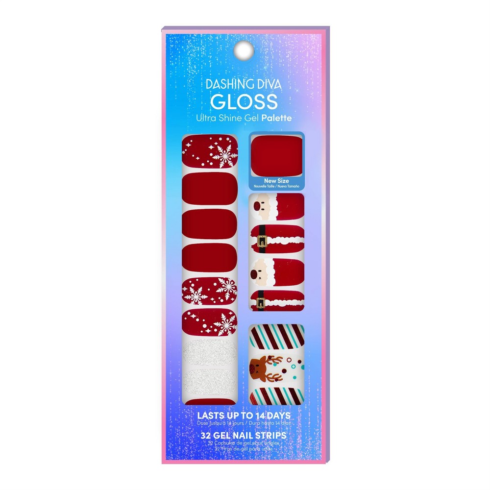Paleta de gel ultrabrillante DASHING DIVA Gloss, 32 unidades