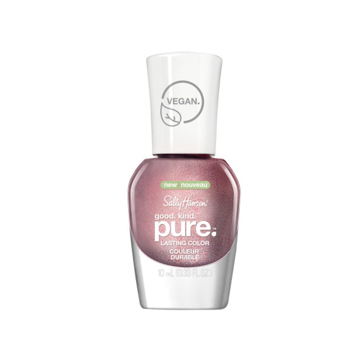 SALLY HANSEN Esmalte de uñas vegano, bueno, suave, puro y con aceite