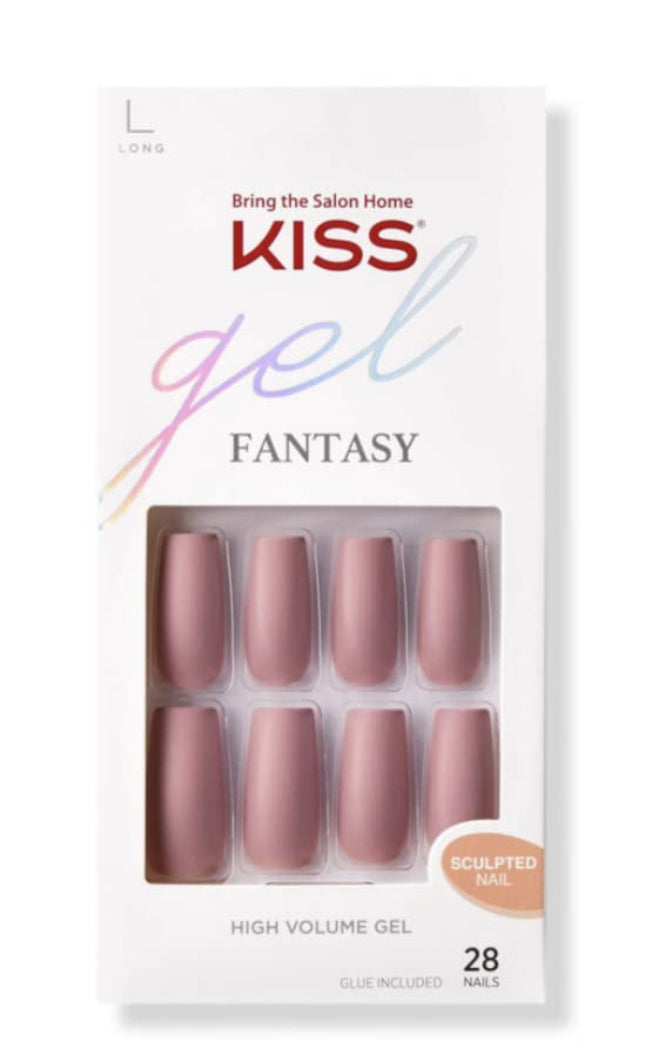 Uñas esculpidas de fantasía en gel KISS
