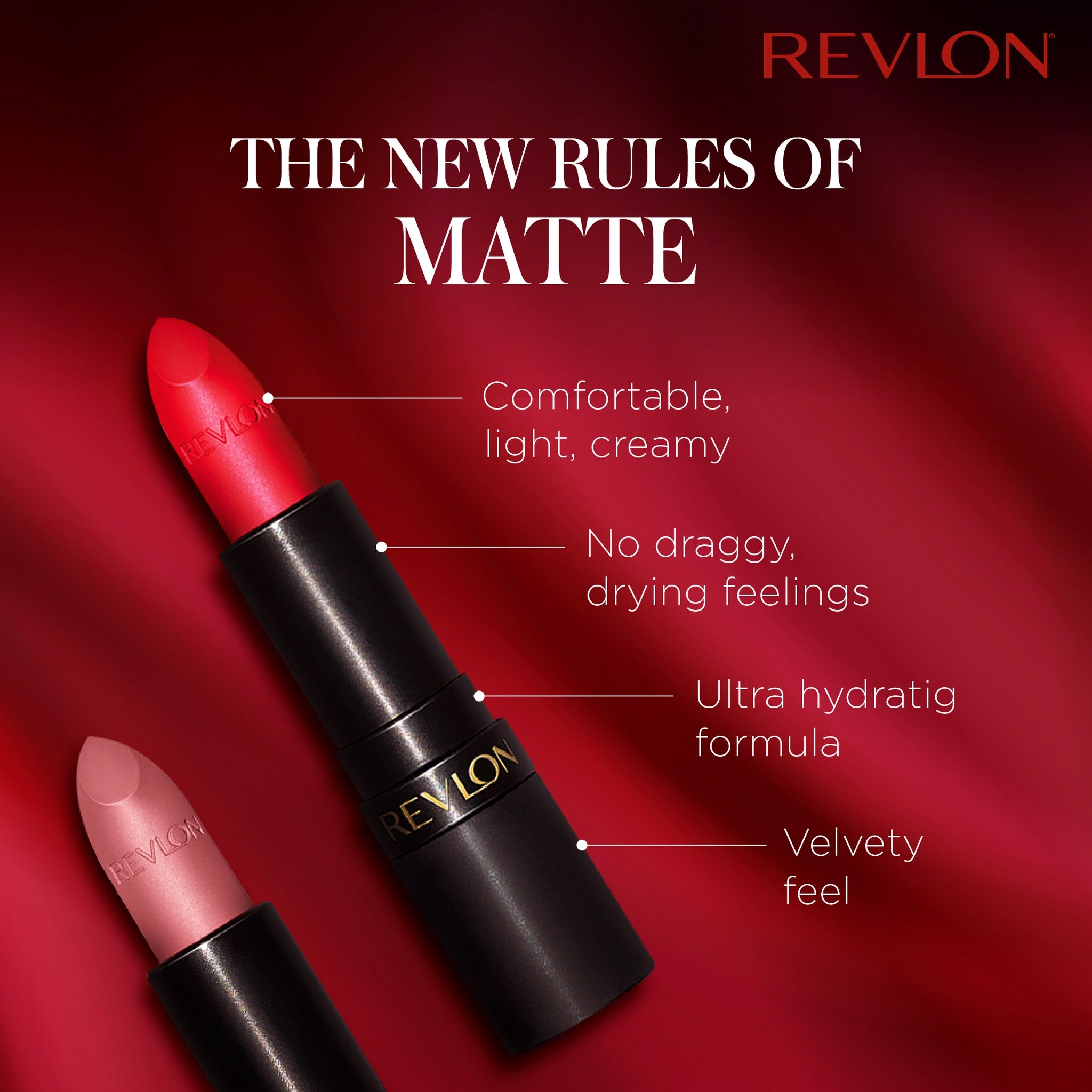 REVLON Super Lustrous La barra de labios Luscious Mattes
