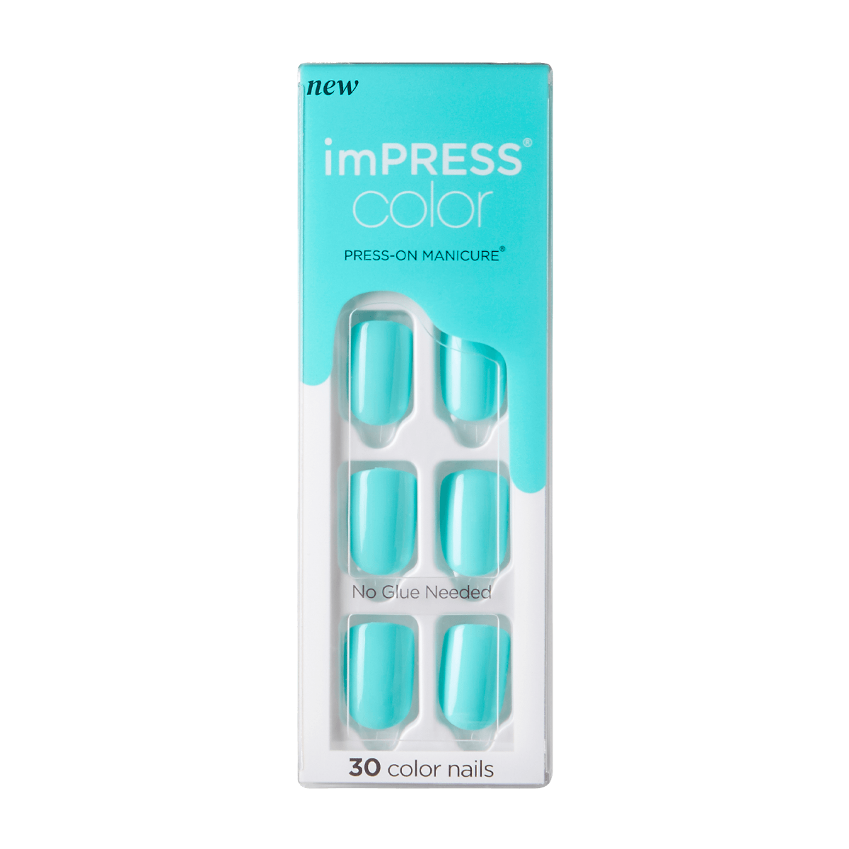 Uñas postizas de color KISS ImPRESS