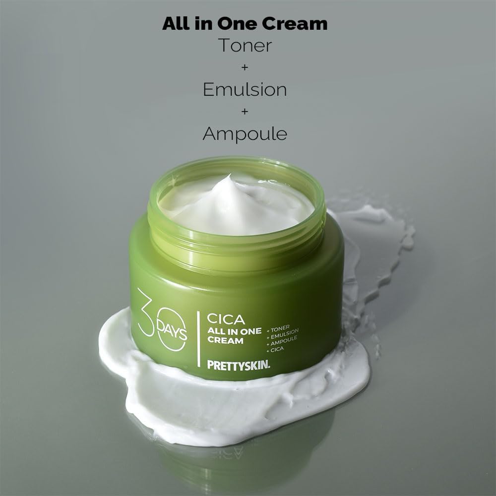 PRETTYSKIN - 30 Days All in One Cica Cream - 100ml