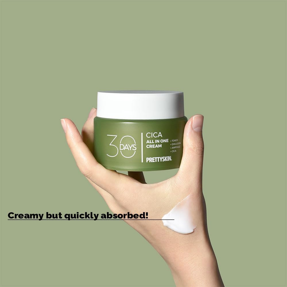PRETTYSKIN - 30 Days All in One Cica Cream - 100ml