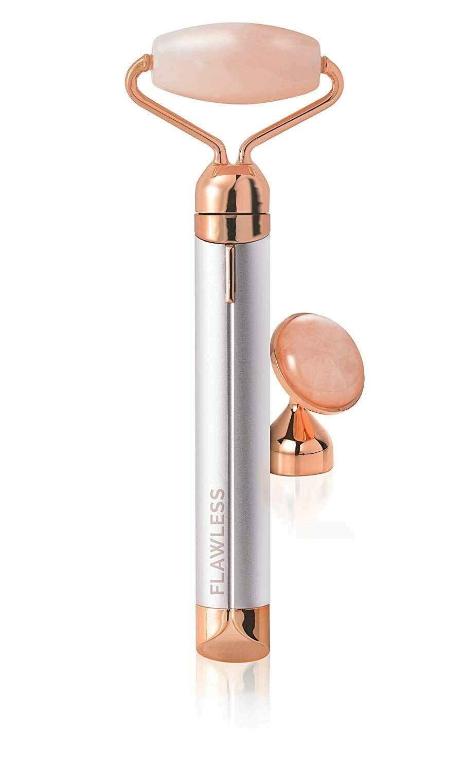 Rodillo y masajeador facial de cuarzo vibratorio impecable FINISHING TOUCH