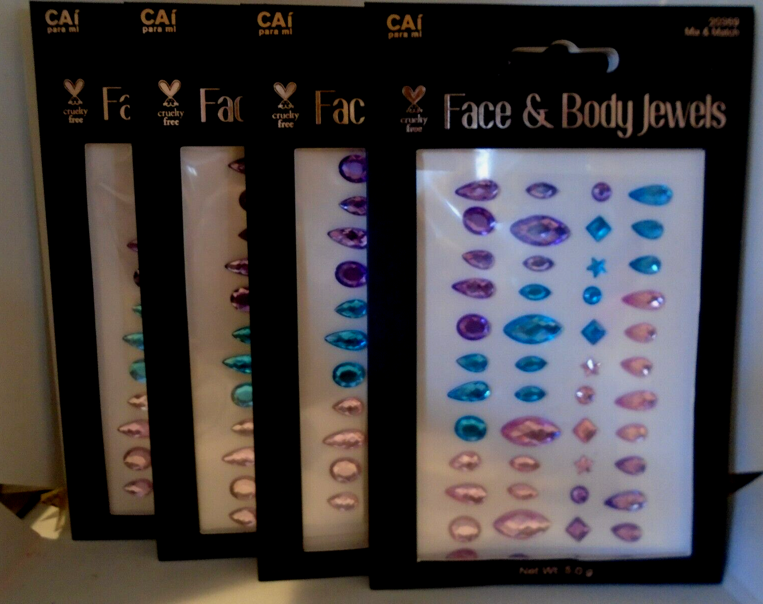 CAi Face & Body Jewels Mix Match 24 Count