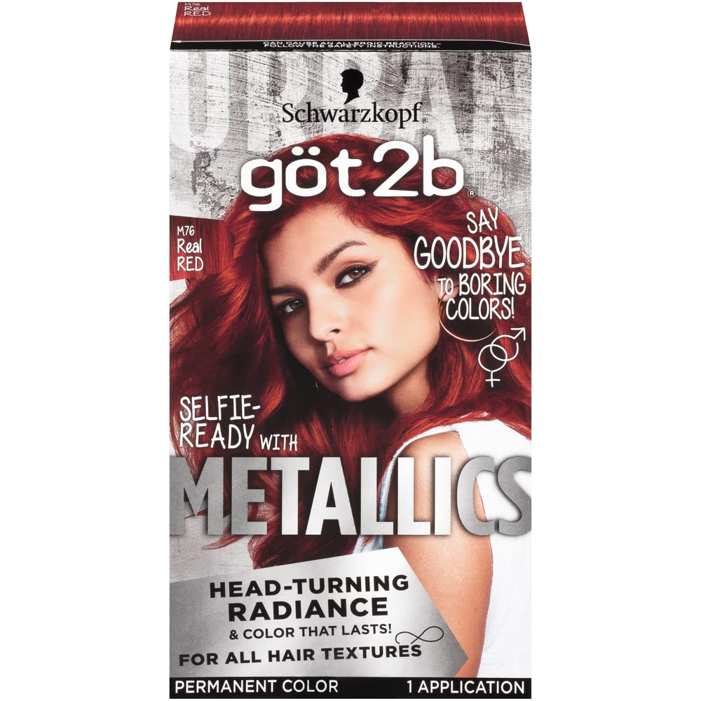 Tinte permanente para el cabello Got2b Metallics