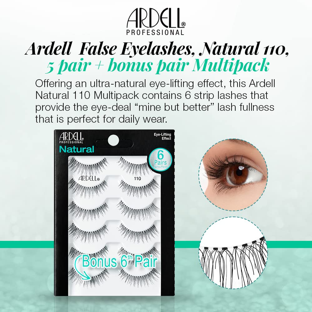 ARDELL Natural Eye - Lifting False Eyelashes (Multi-Pack).