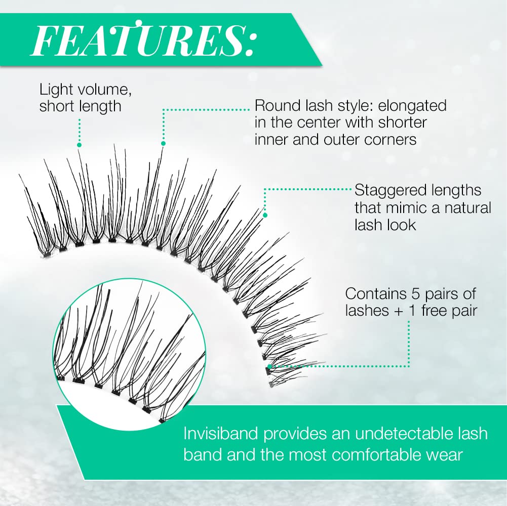 ARDELL Natural Eye - Lifting False Eyelashes (Multi-Pack).