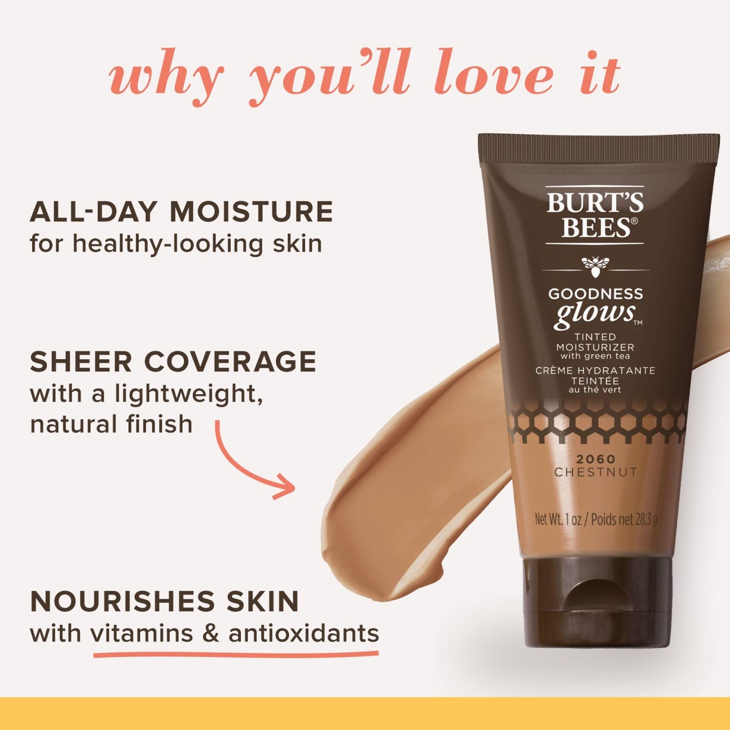 BURT'S BEES Goodness Glows Tinted Moisturizer
