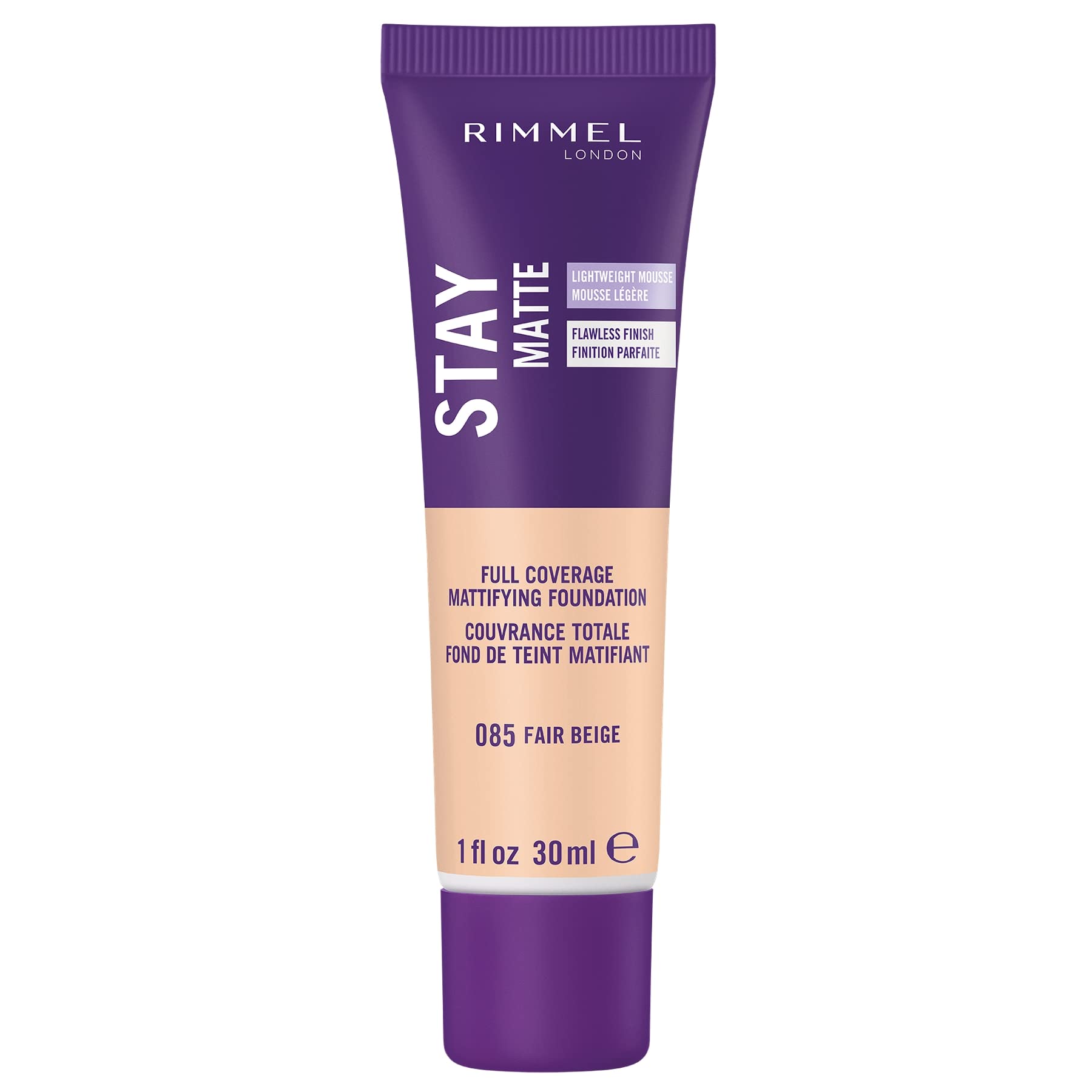 Base de maquillaje líquida Stay Matte Flawless Finish de RIMMEL