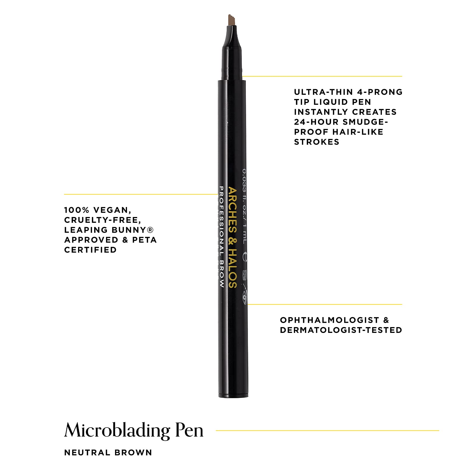 Lápiz de microblading para dar forma a las cejas ARCHES & HALOS