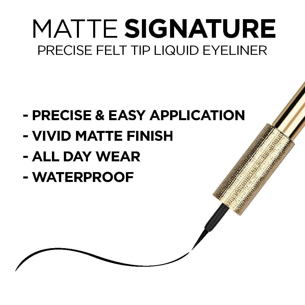 Delineador de ojos líquido Matte Signature de L'ORÉAL