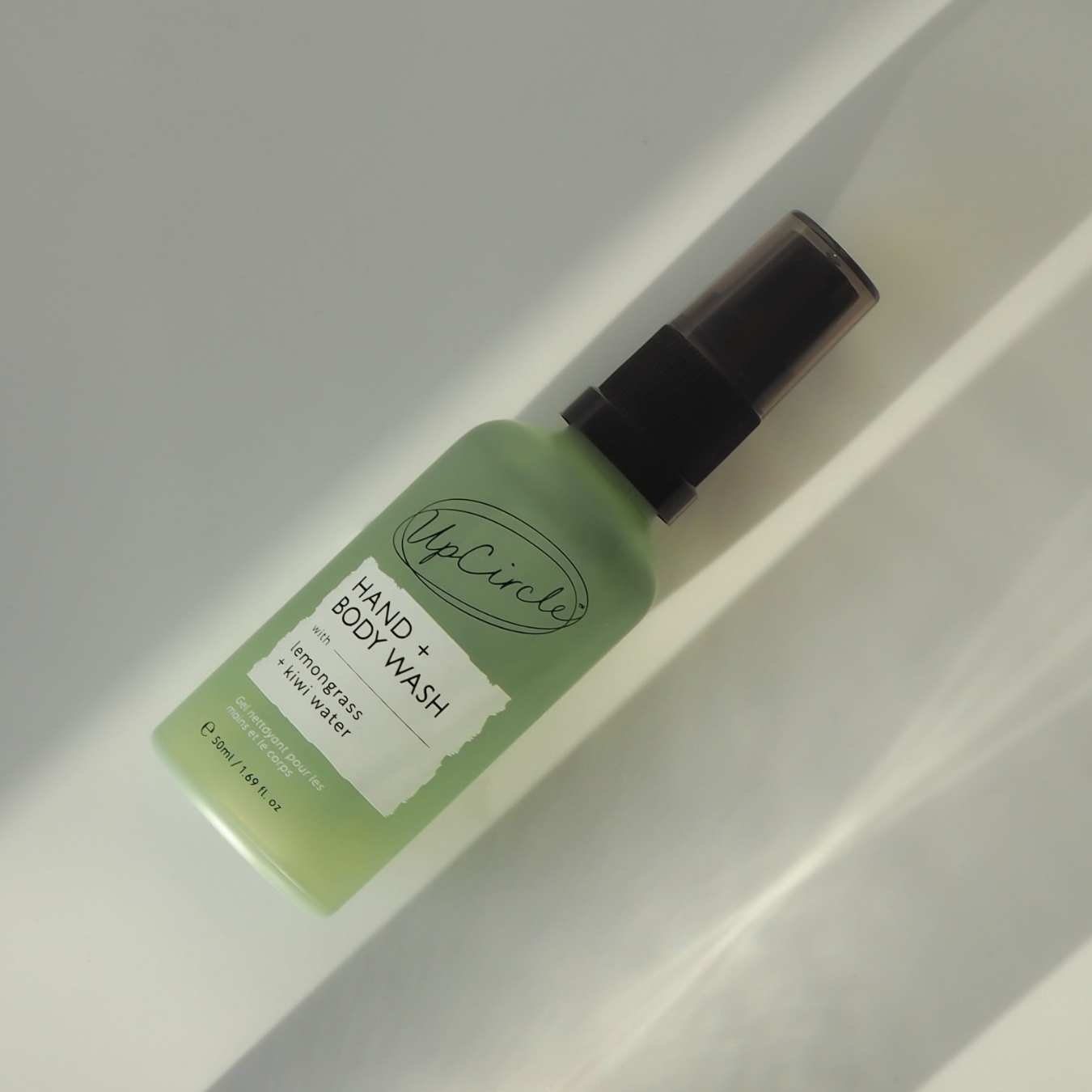 Natural Hand + Body Wash with Lemongrass - Travel Size