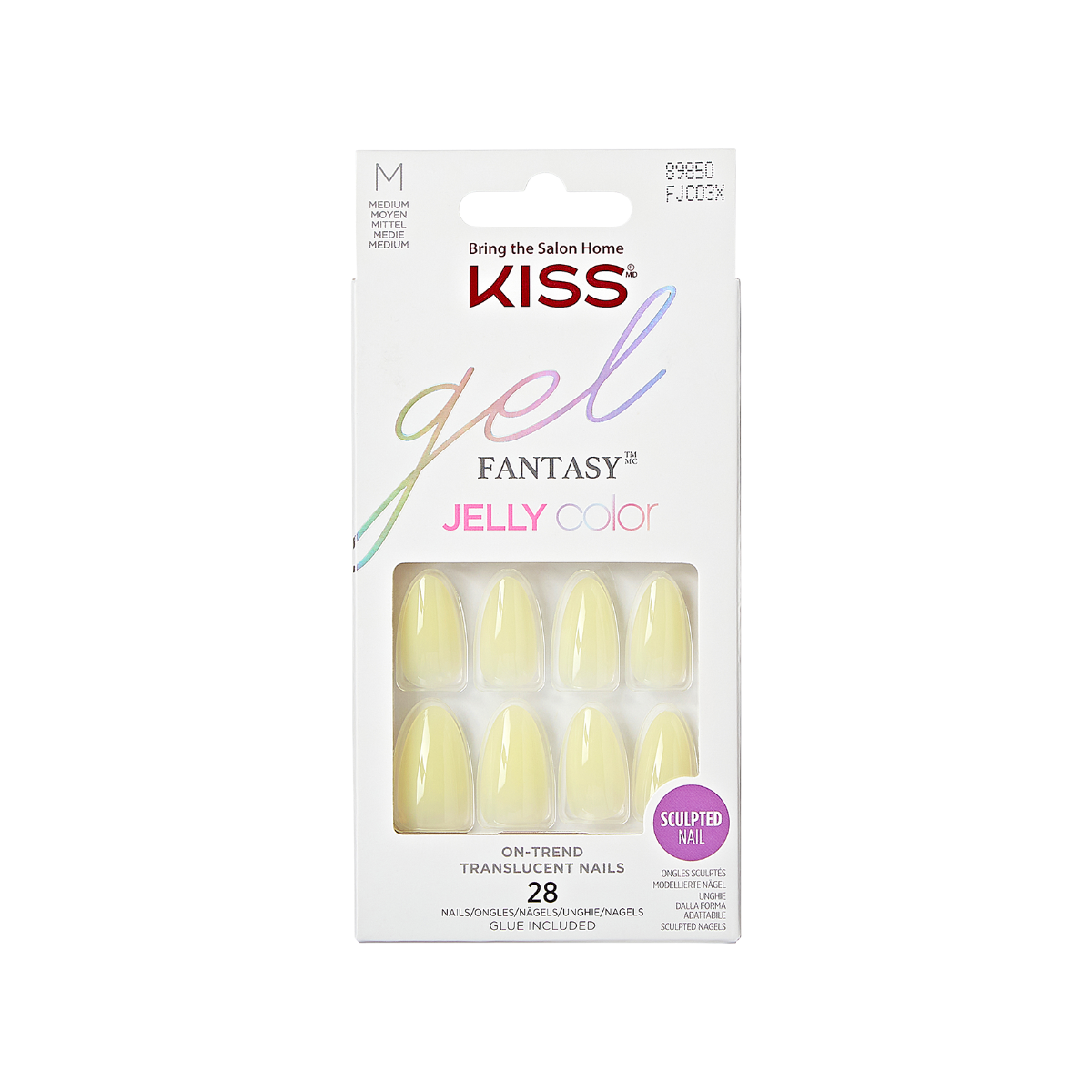 KISS Gel Fantasy Jelly Color Press-on Nails