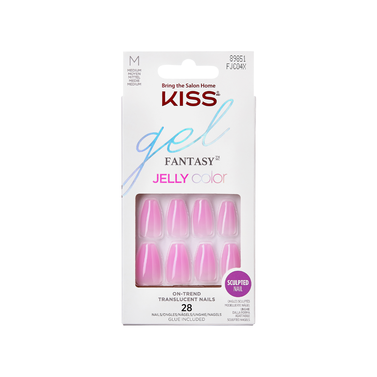 KISS Gel Fantasy Jelly Color Press-on Nails