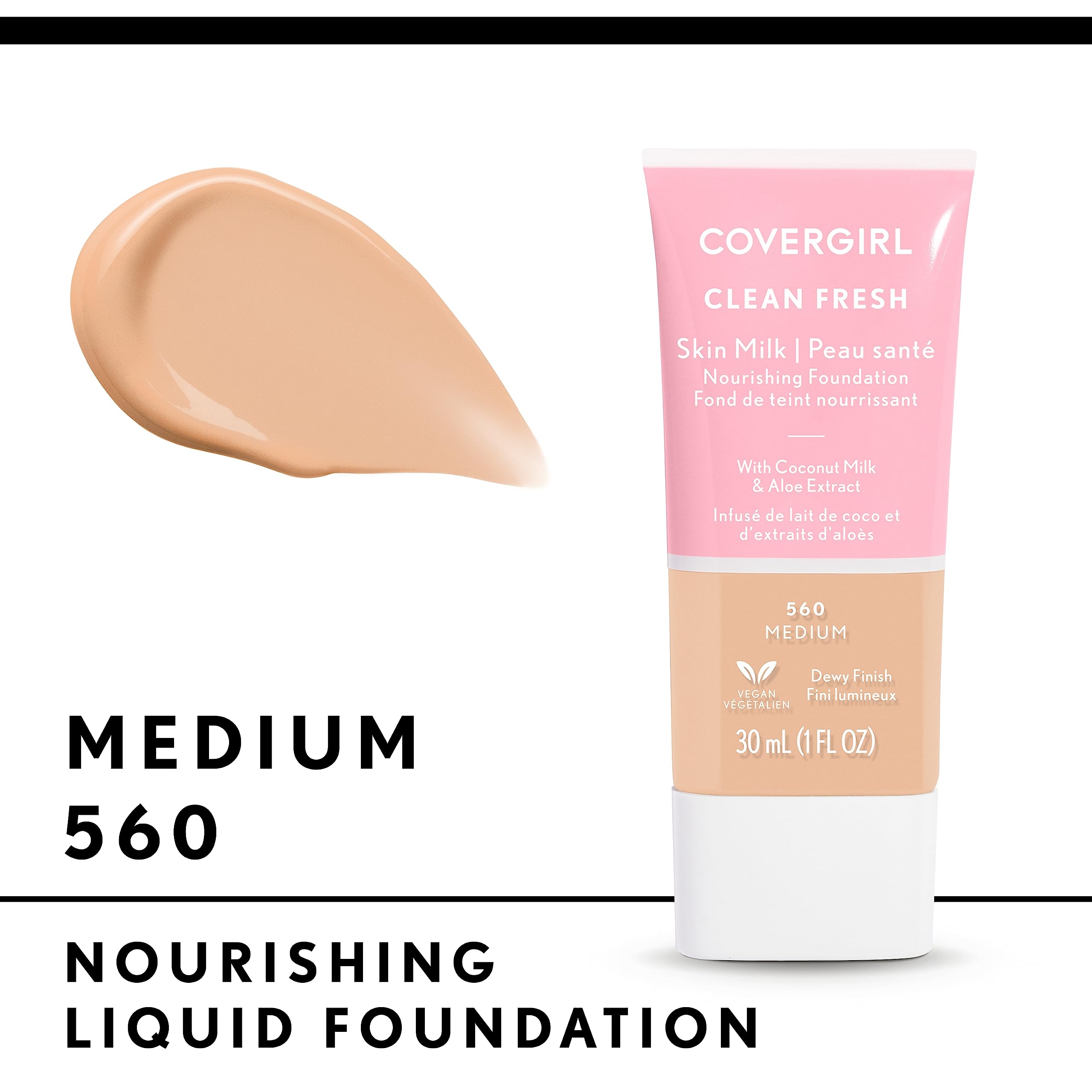 Base de maquillaje COVERGIRL Clean Fresh Skin Milk