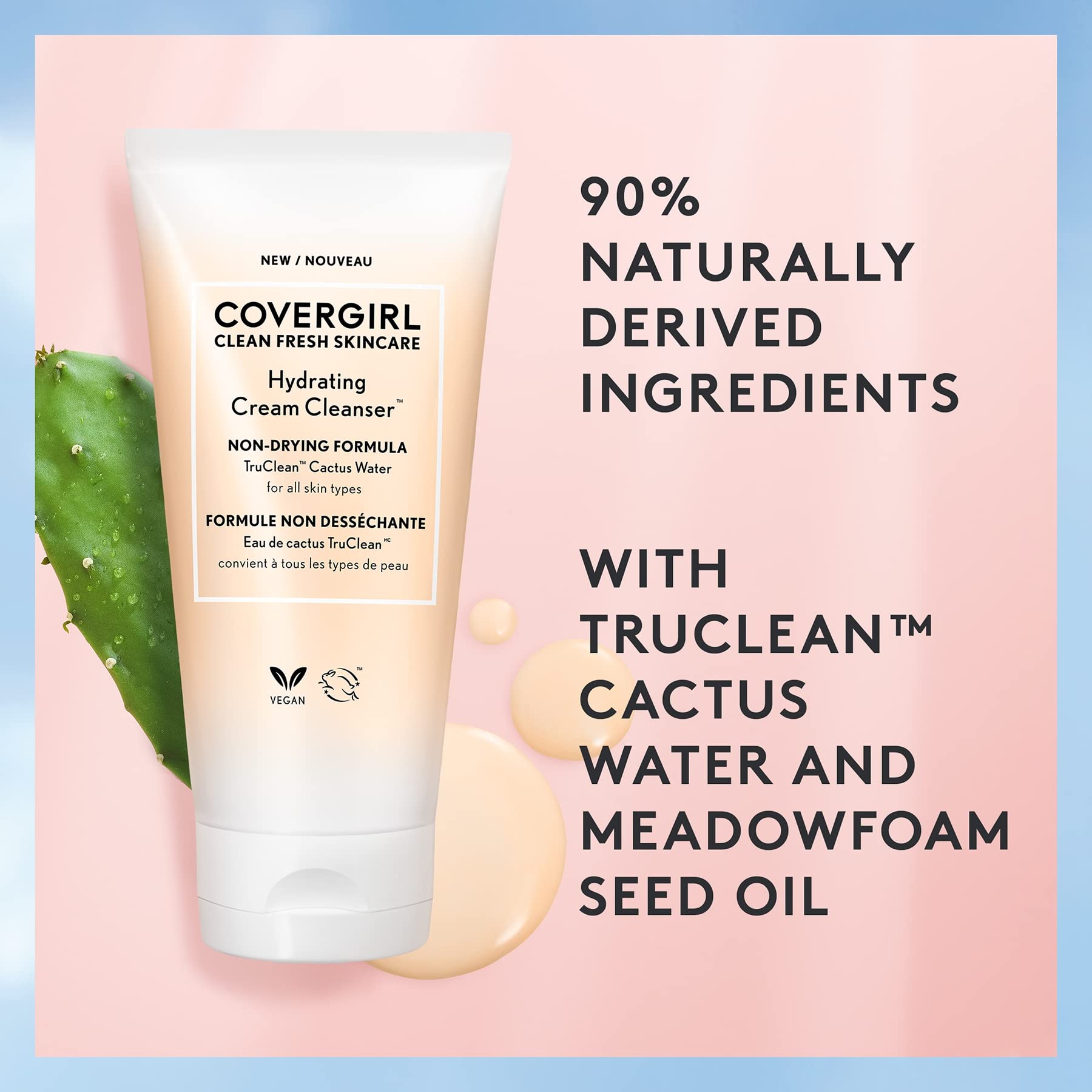 Limpiador hidratante en crema COVERGIRL Clean Fresh Skincare