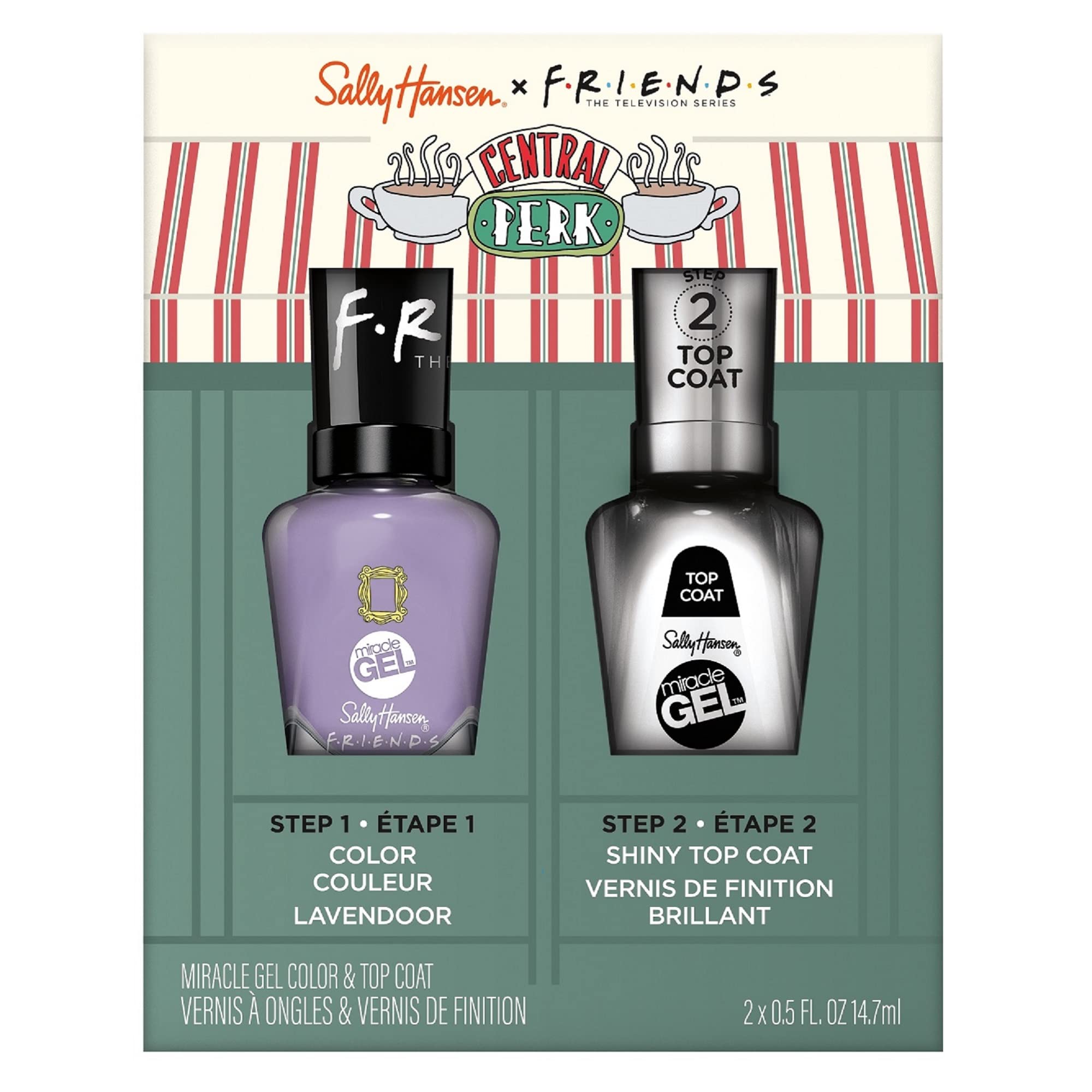 Paquete dúo de geles milagrosos SALLY HANSEN x FRIENDS