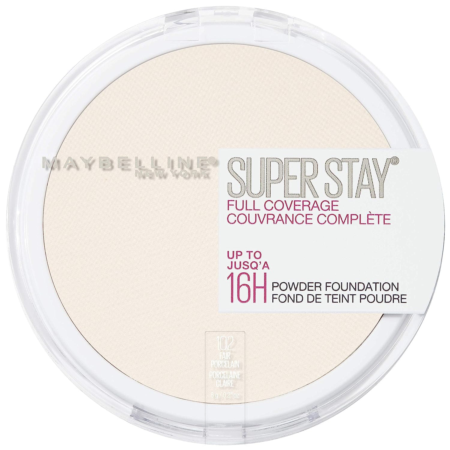 Base de maquillaje en polvo Maybelline Super Stay Full Coverage 16H