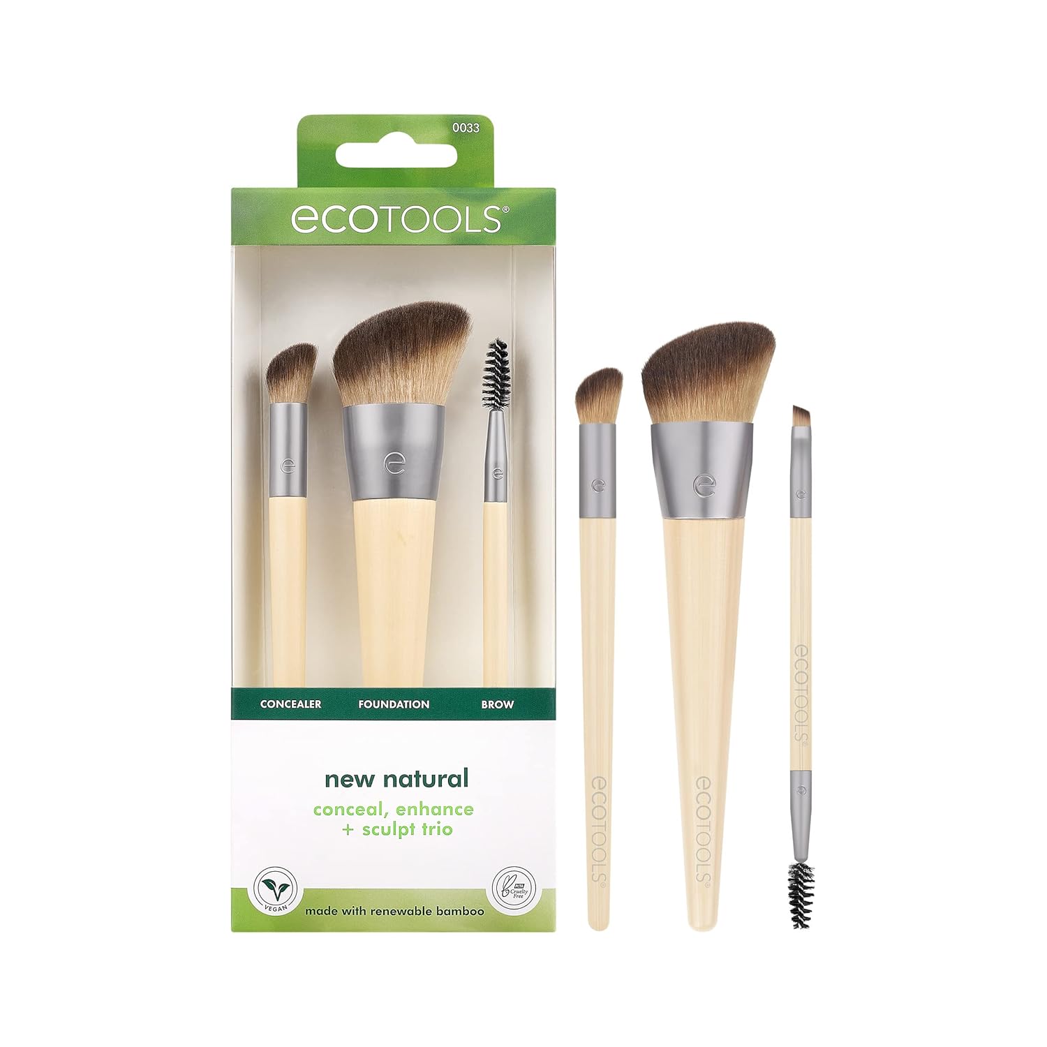 ECOTOOLS Nuevo trío natural para corregir, realzar y esculpir