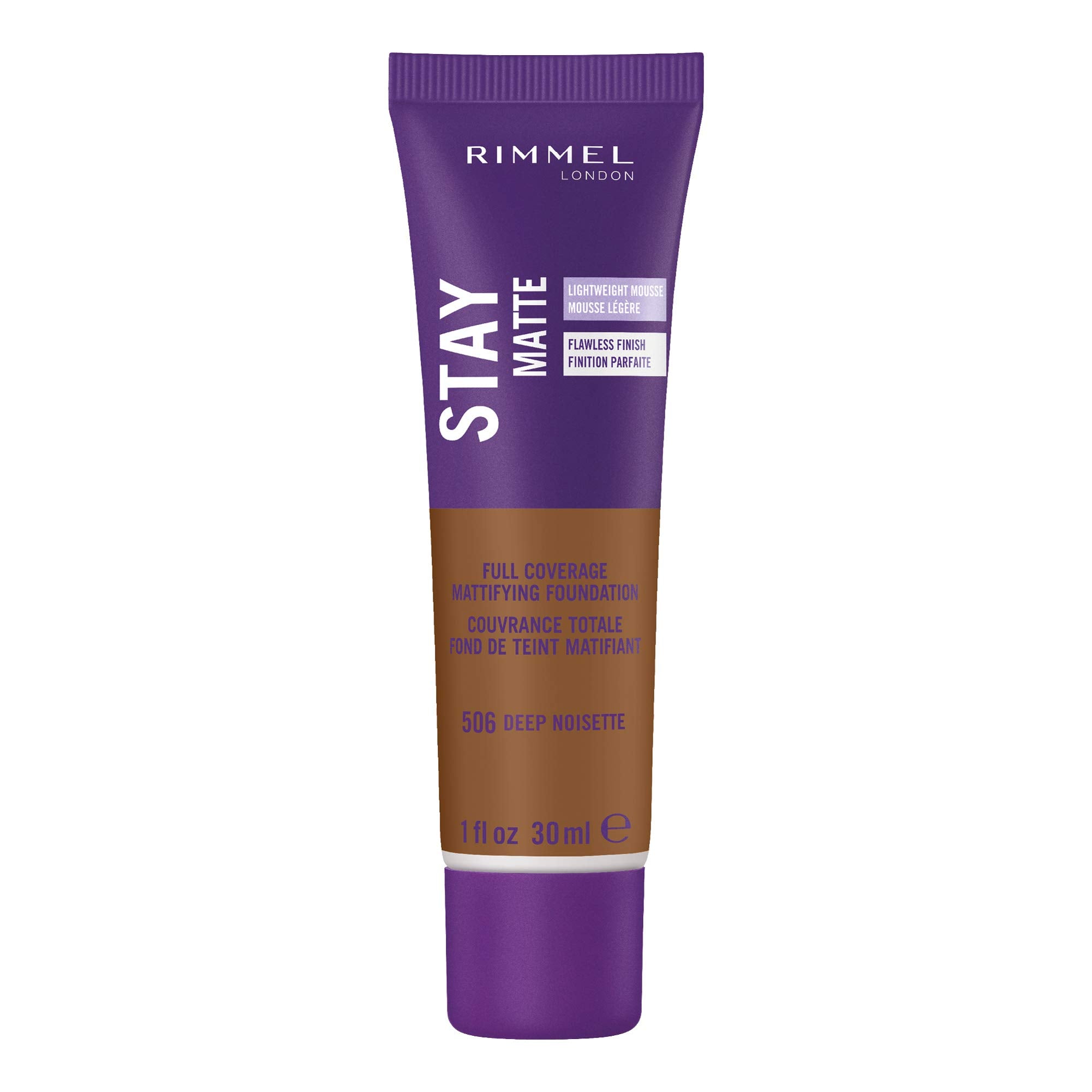 Base de maquillaje líquida Stay Matte Flawless Finish de RIMMEL