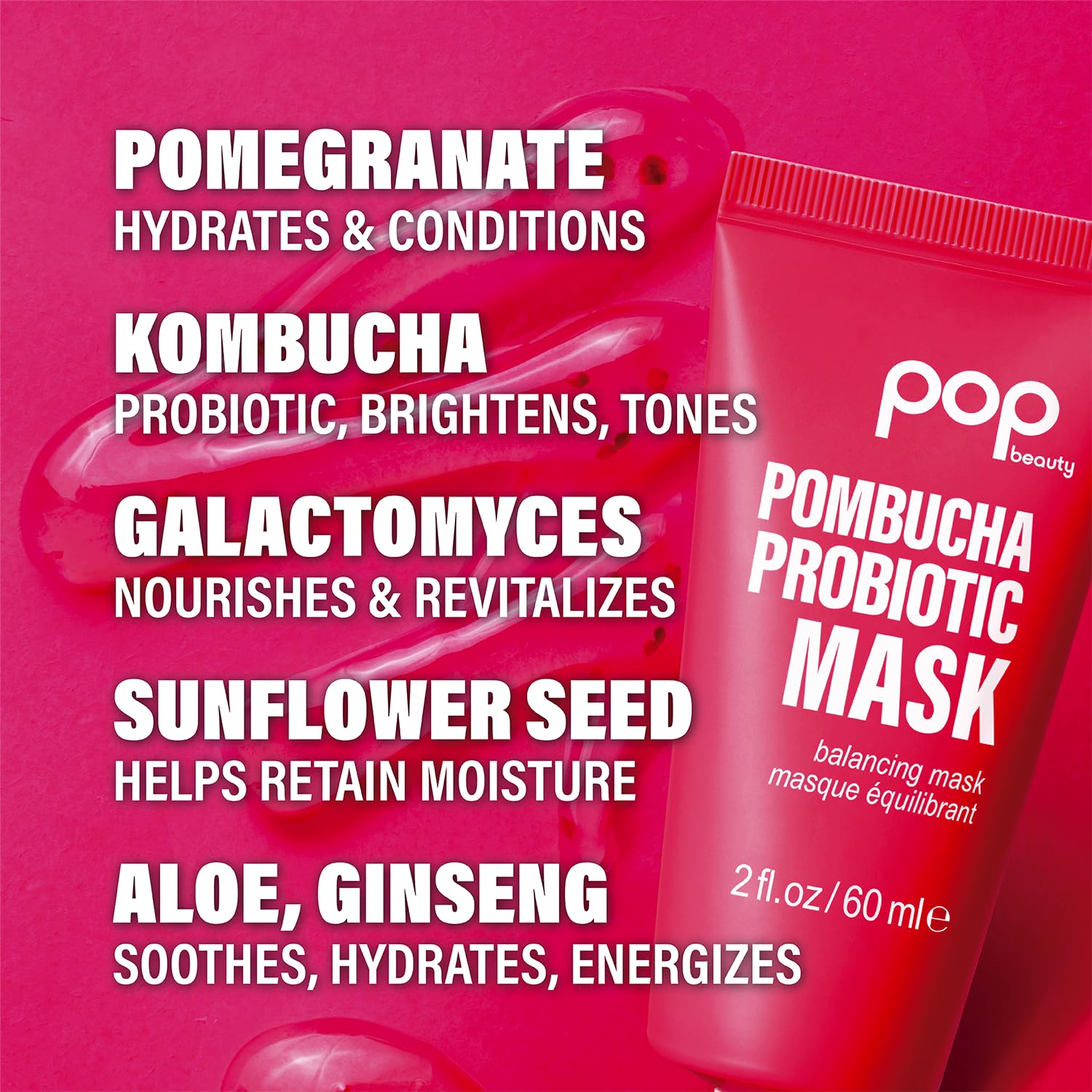Mascarilla exfoliante y de tratamiento POP Beauty