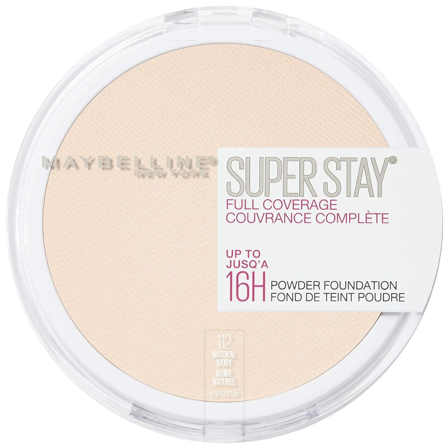 Base de maquillaje en polvo Maybelline Super Stay Full Coverage 16H