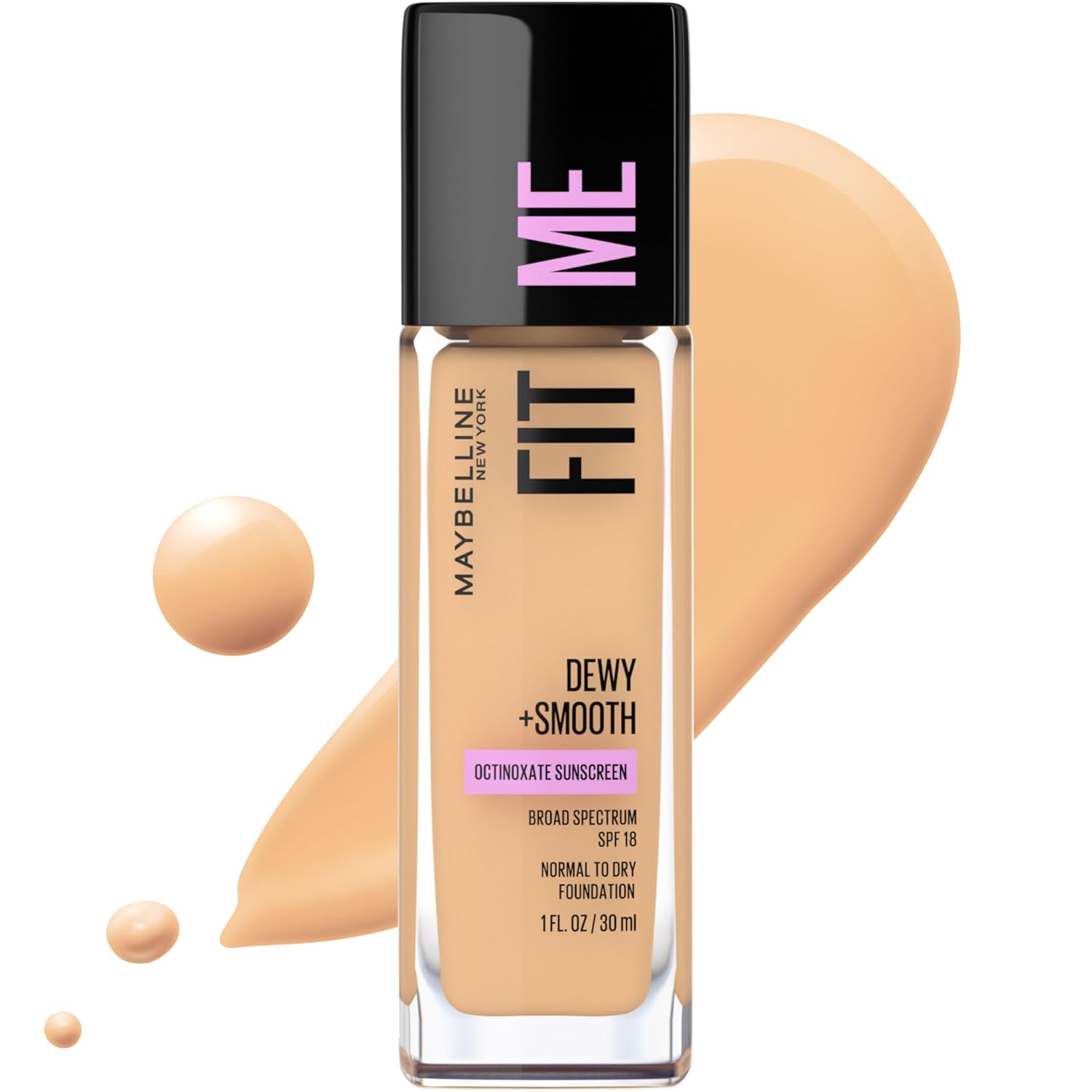 Base de maquillaje Maybelline Fit Me Dewy + Smooth