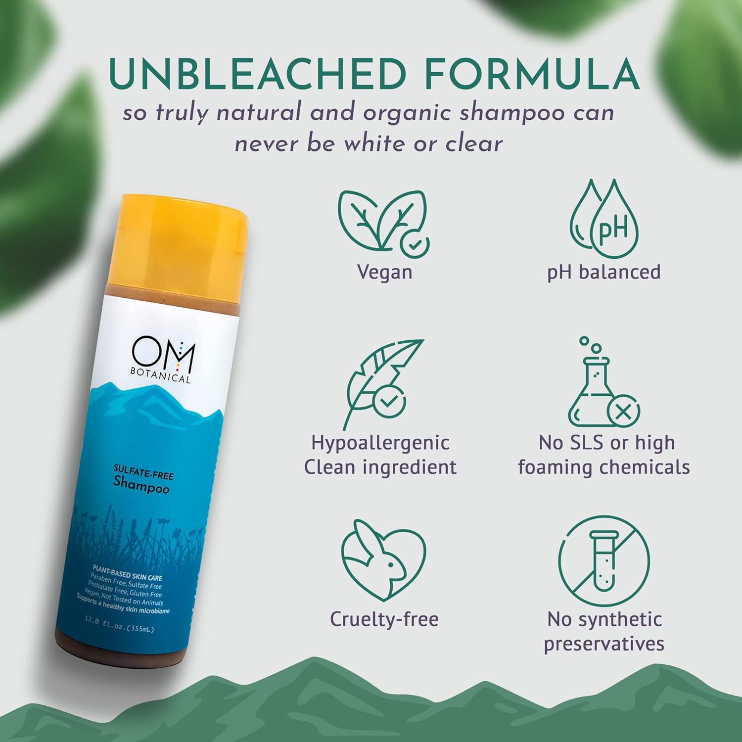 AYURVEDIC Sulfate-Free Organic Shampoo