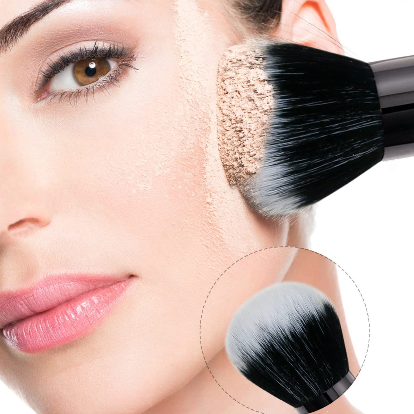 Brocha de precisión para contornos KOKIE Brush