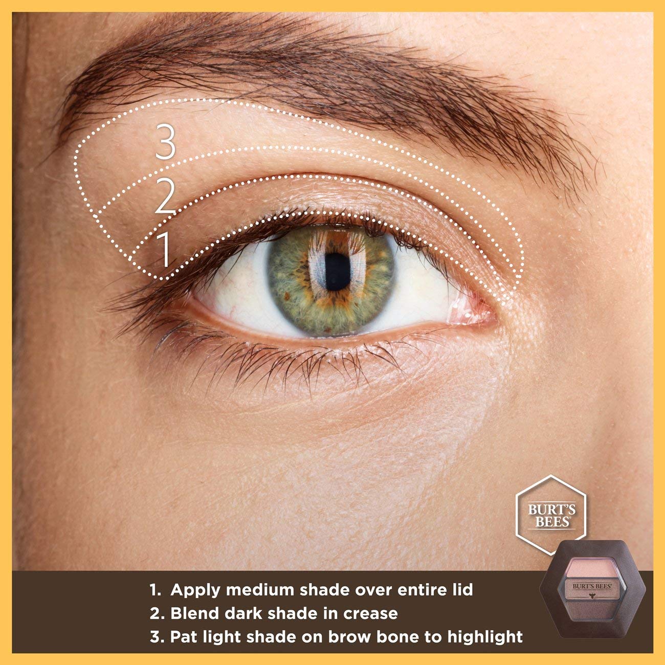Paleta de sombras de ojos 100% naturales de BURT'S BEES