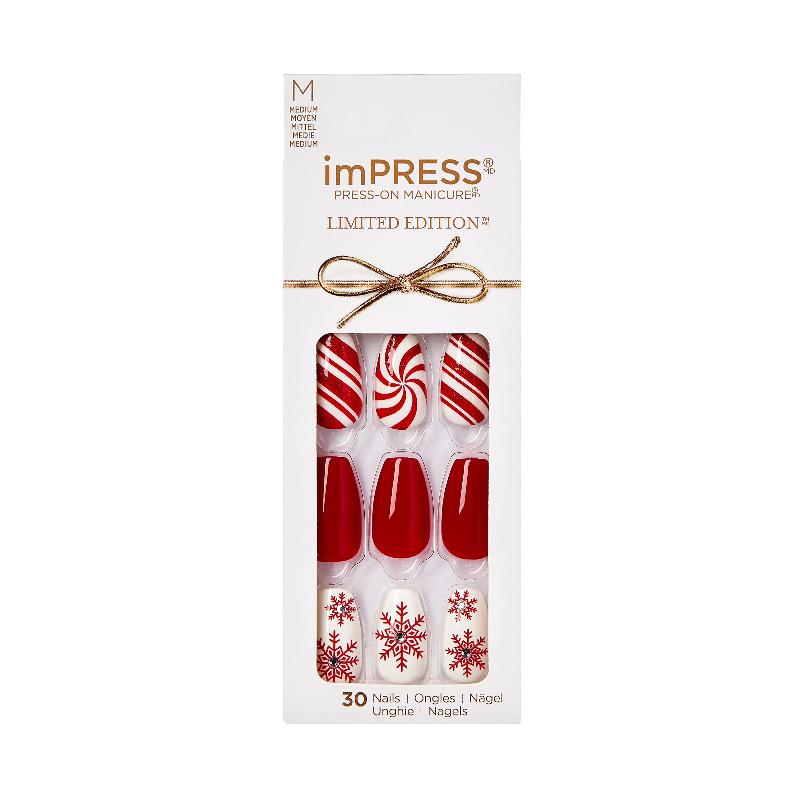 imPRESS Press-On Manicure Limited Christmas Edition 30 Press-On Nails