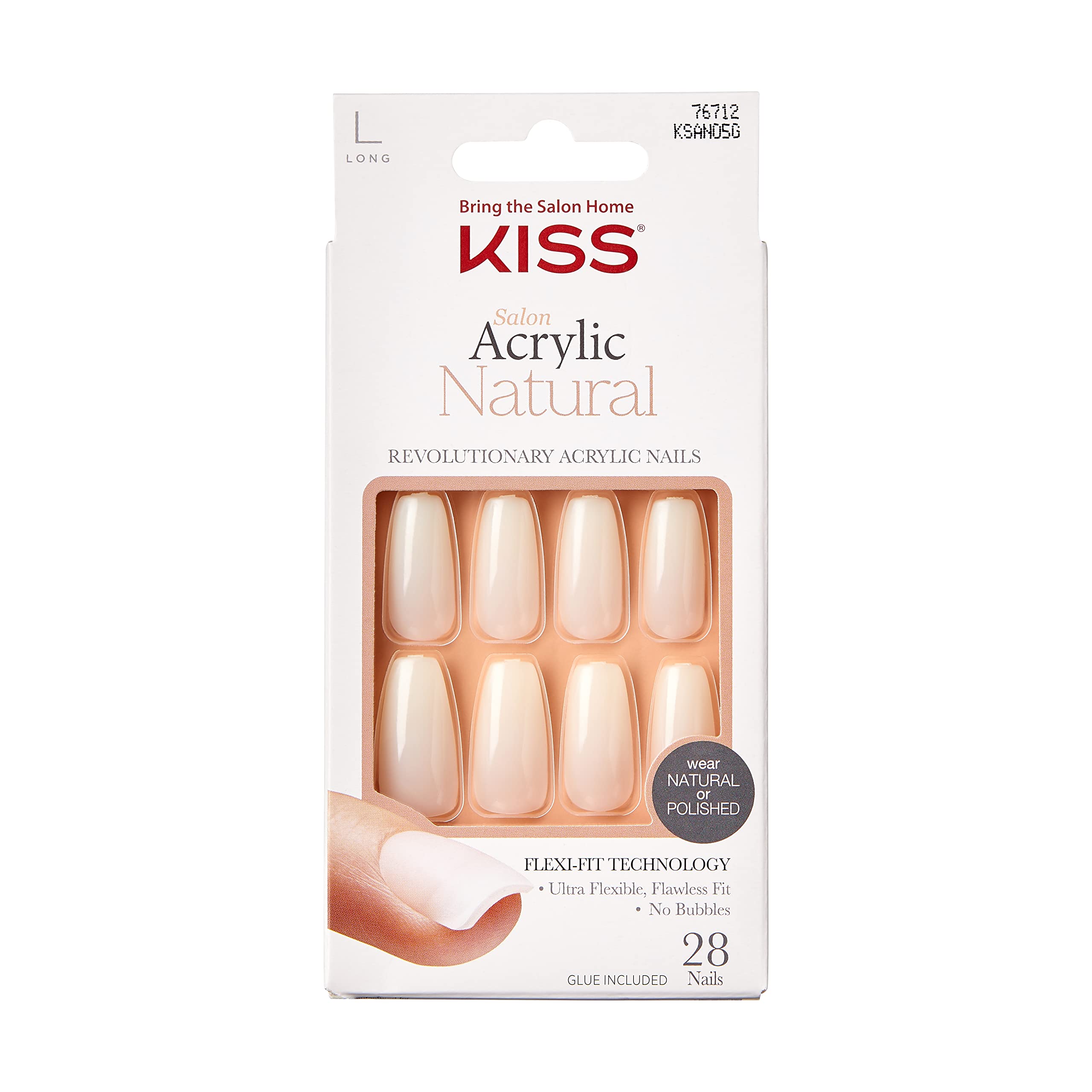 KISS Salon Acrylic Natural Nails