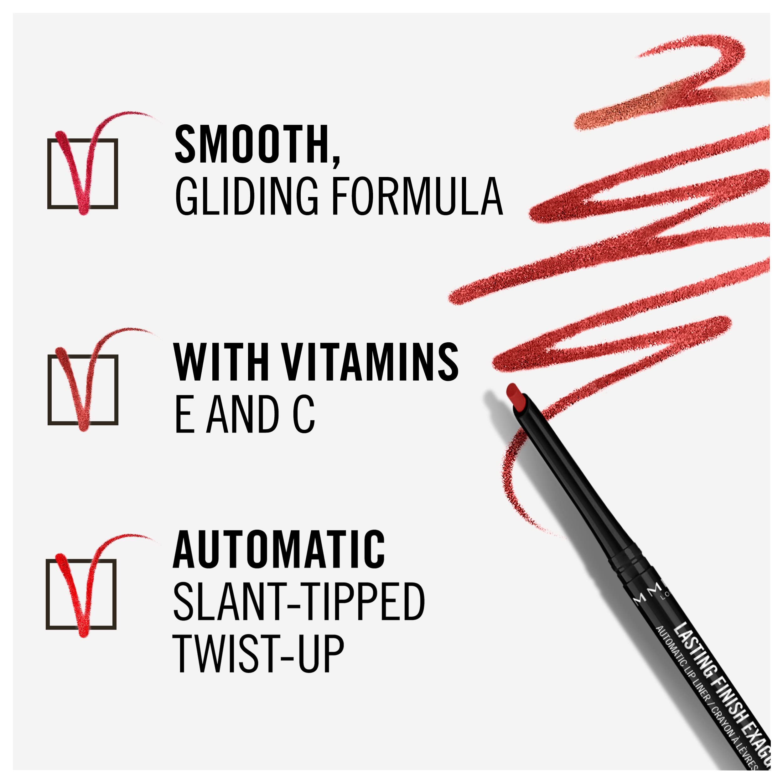 Delineador de labios automático Lasting Finish Exaggerate de RIMMEL