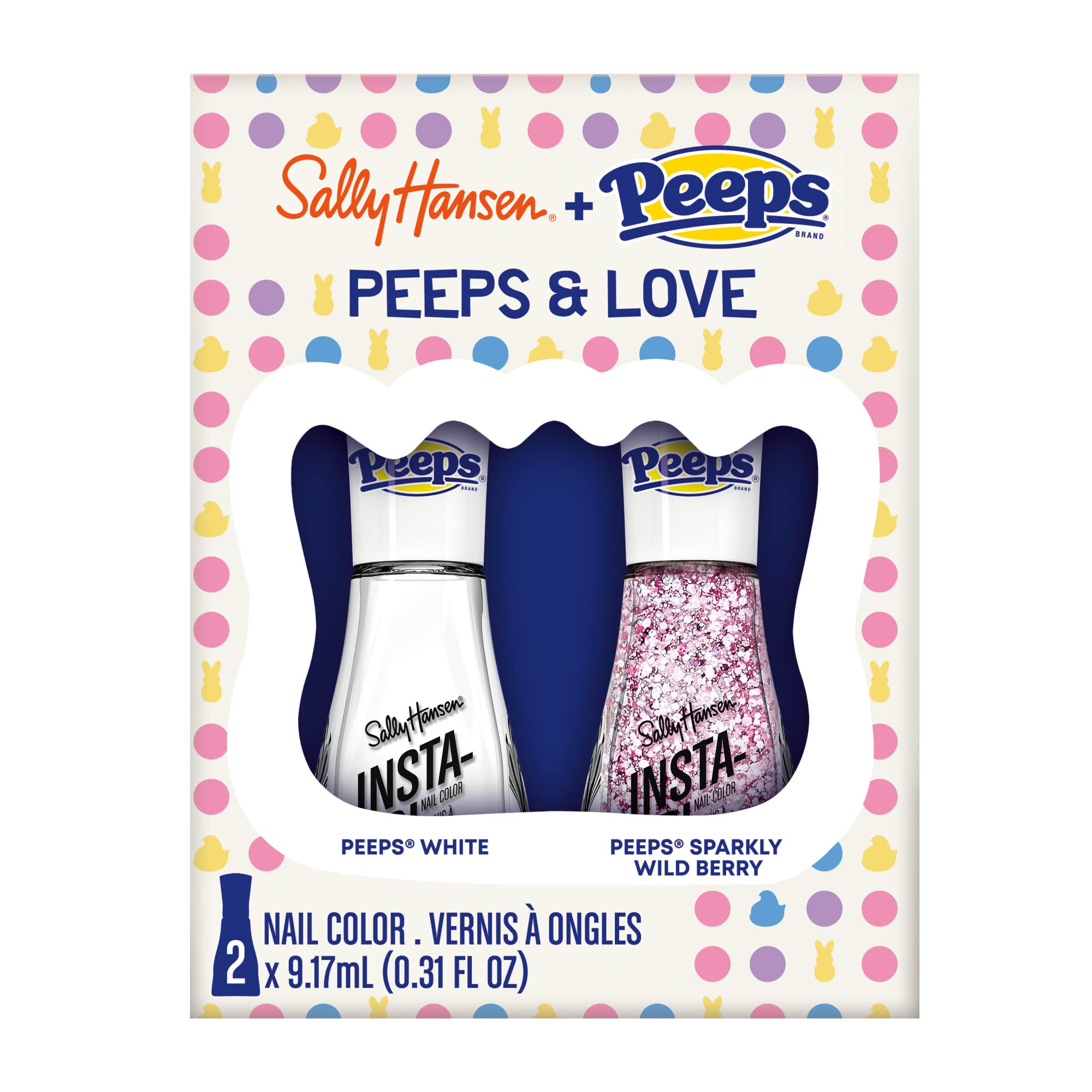 SALLY HANSEN X PEEPS Set de colores de uñas Peeps & Love