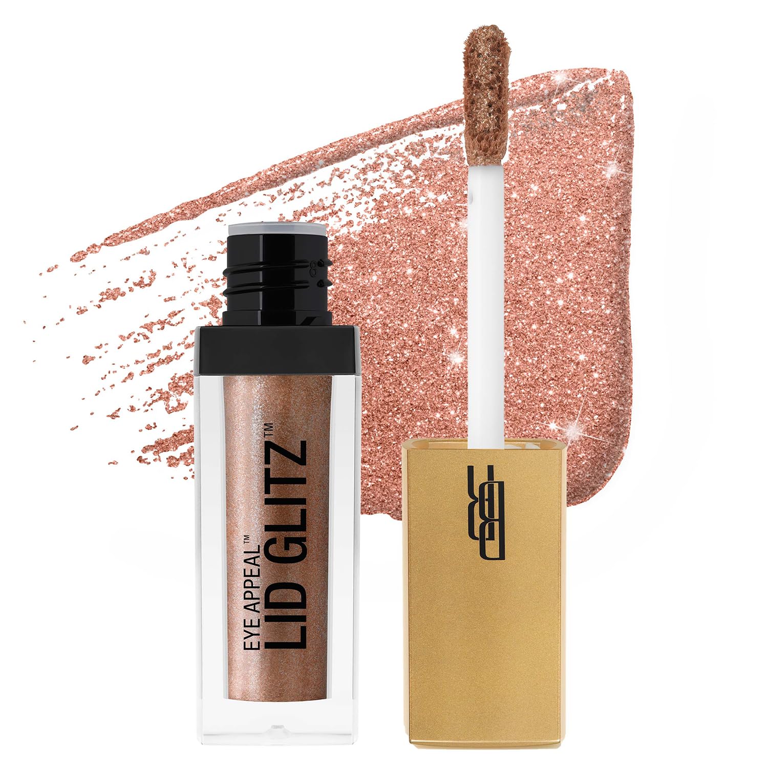 Sombra de ojos líquida con brillo Eye Appeal Lid Glitz de BLACK RADIANCE