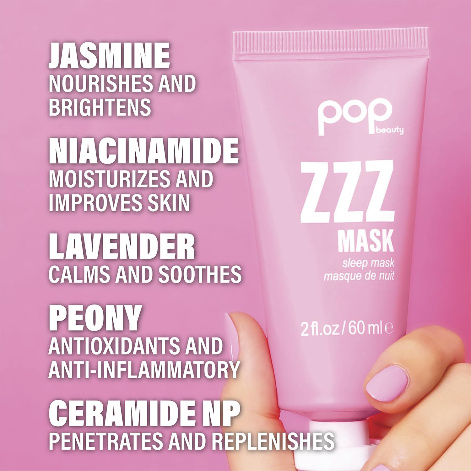 Mascarilla exfoliante y de tratamiento POP Beauty