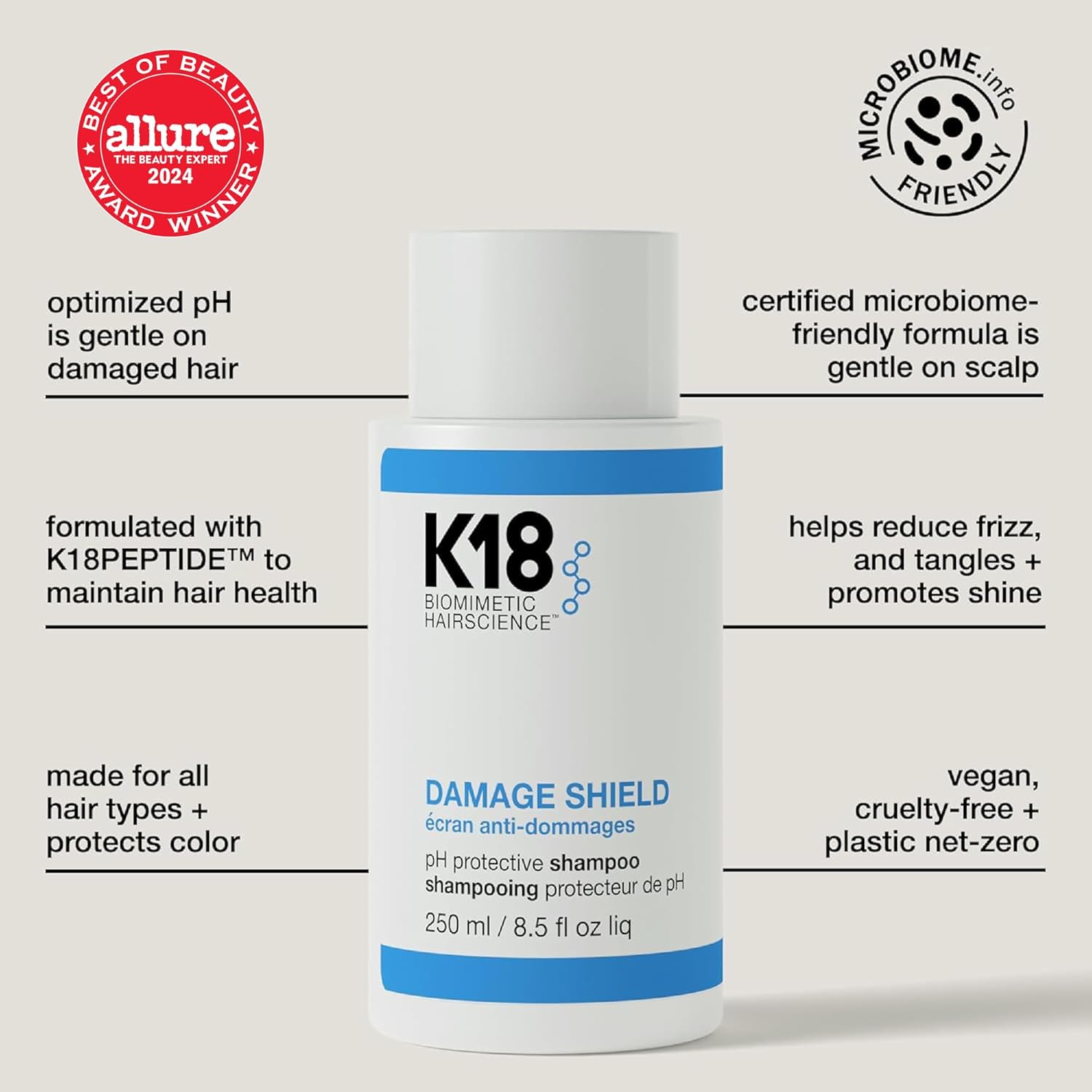 K18 Damage Shield PH Protective Cleansing Shampoo