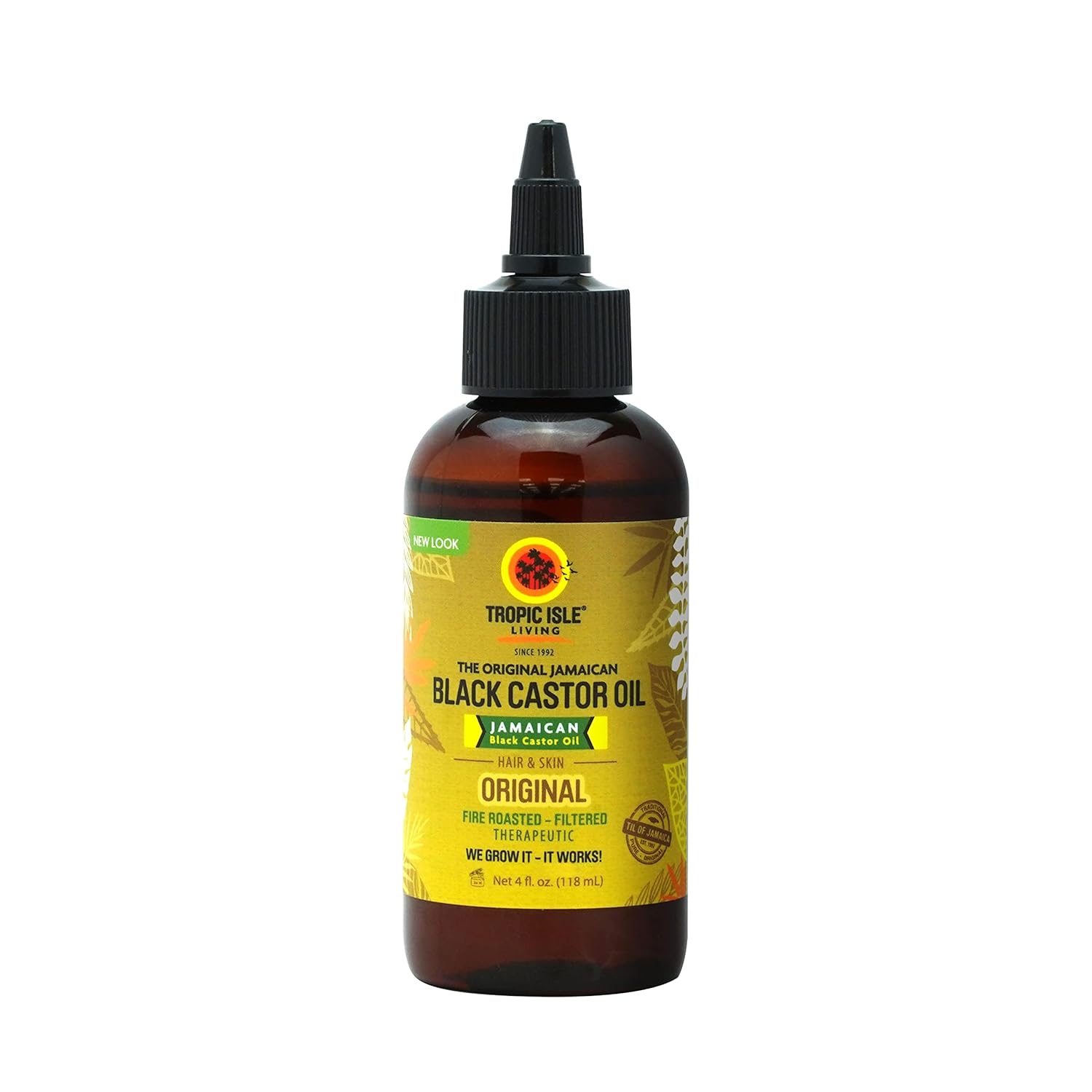 TROPIC ISLE Living Black Castor Oil - 8 oz