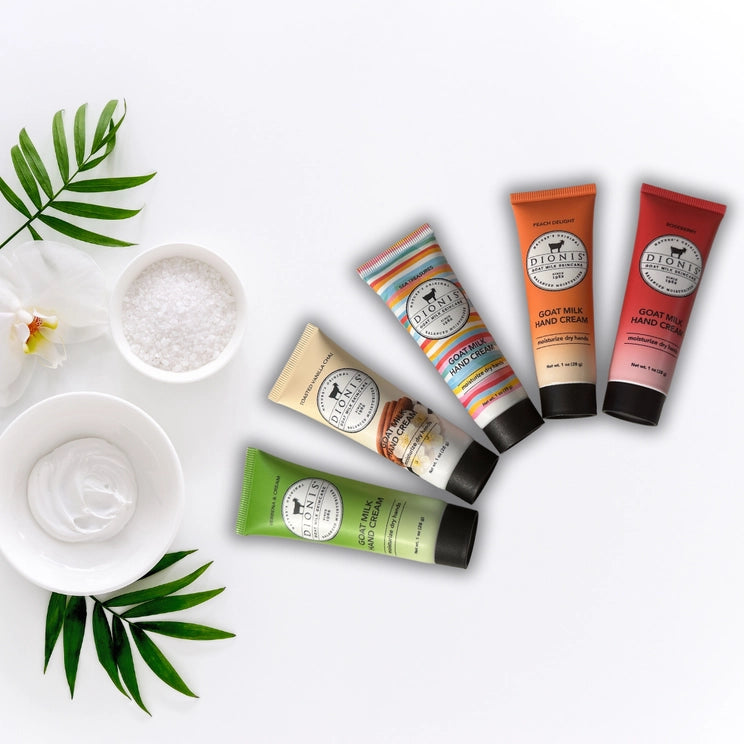 Crema de manos hidratante y humectante con leche de cabra DIONIS